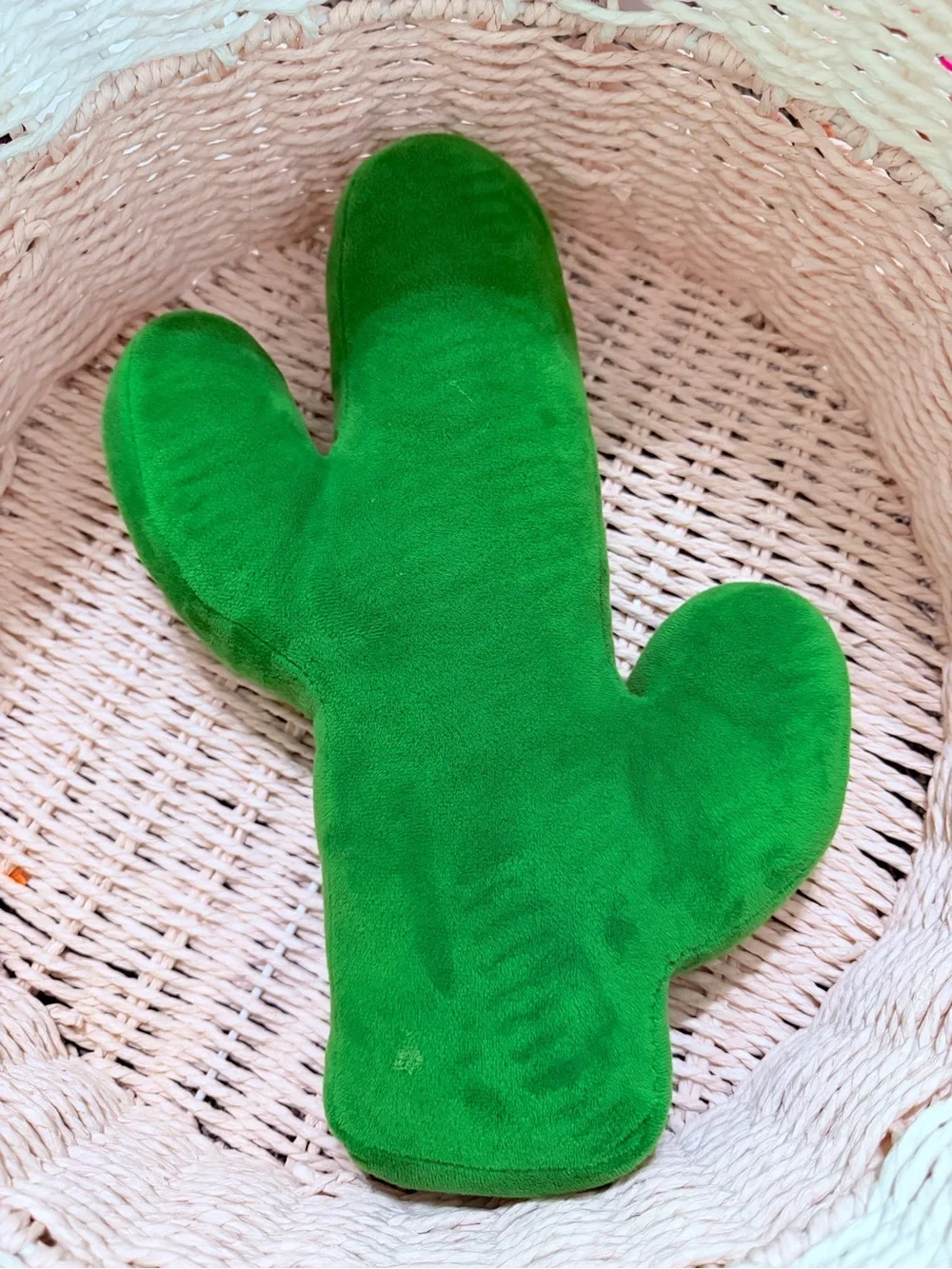 Green Sequin Cactus Throw Pillow Reversible Sequins Plush Accent Pillow